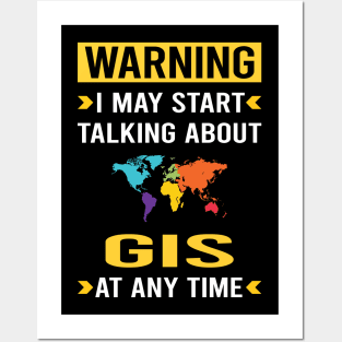 Warning GIS Posters and Art